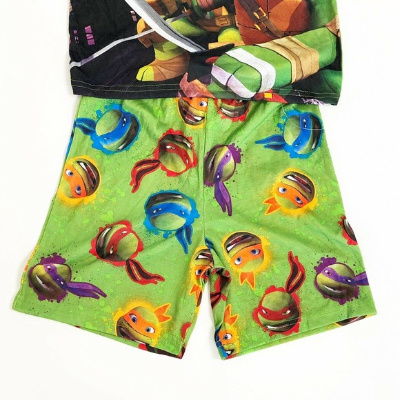 Nickelodeon Ninja Turtle Pajama Set NEW PJ Jammies - Picture 3 of 6